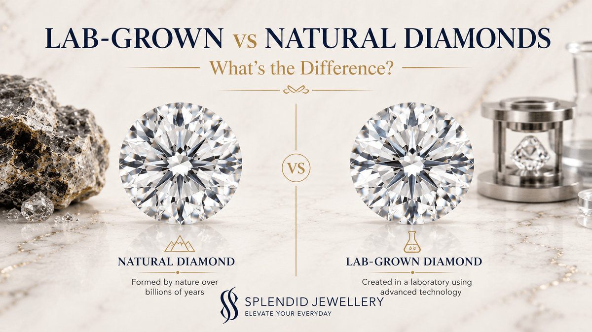 Lab-Grown vs Natural Diamonds: What's the Difference? - Splendid Jewellery