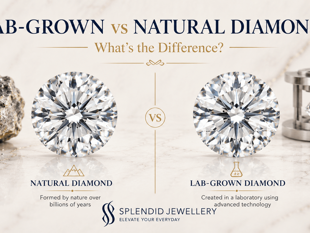 Lab-Grown vs Natural Diamonds: What's the Difference? - Splendid Jewellery