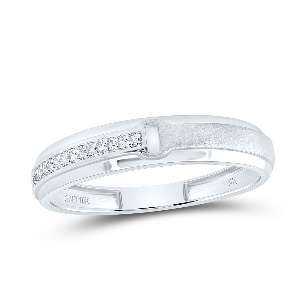 10K White Gold Diamond Pear Trio Ring Set 1/4 Cttw - Splendid Jewellery