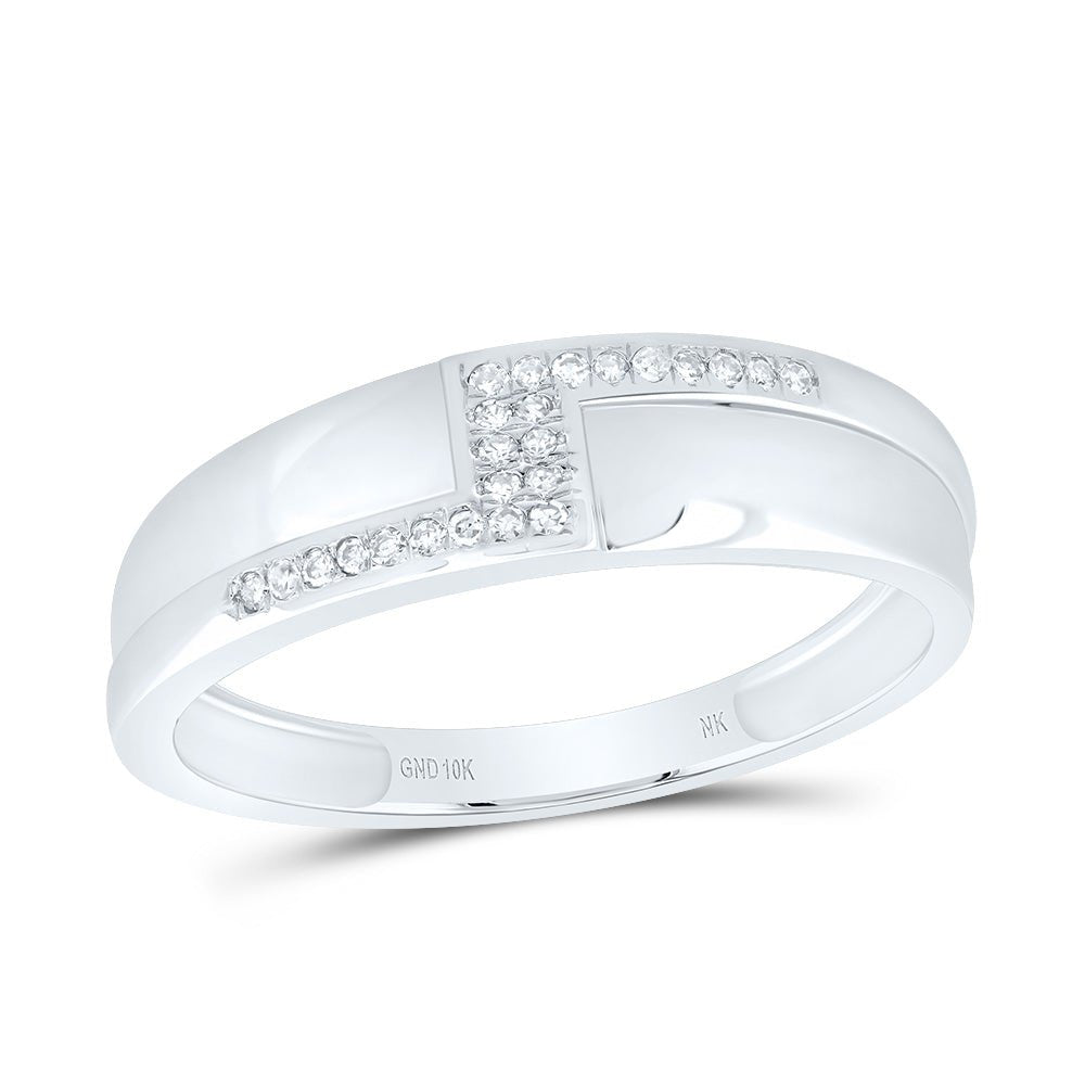 10K White Gold Diamond Trio Ring Set 1/3 Cttw - Splendid Jewellery