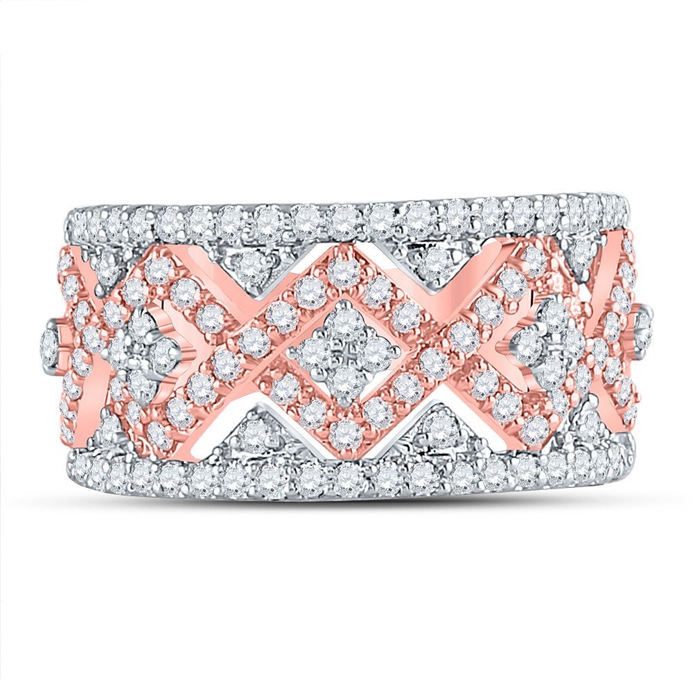 14kt Rose Gold Diamond Elegance Band - Splendid Jewellery