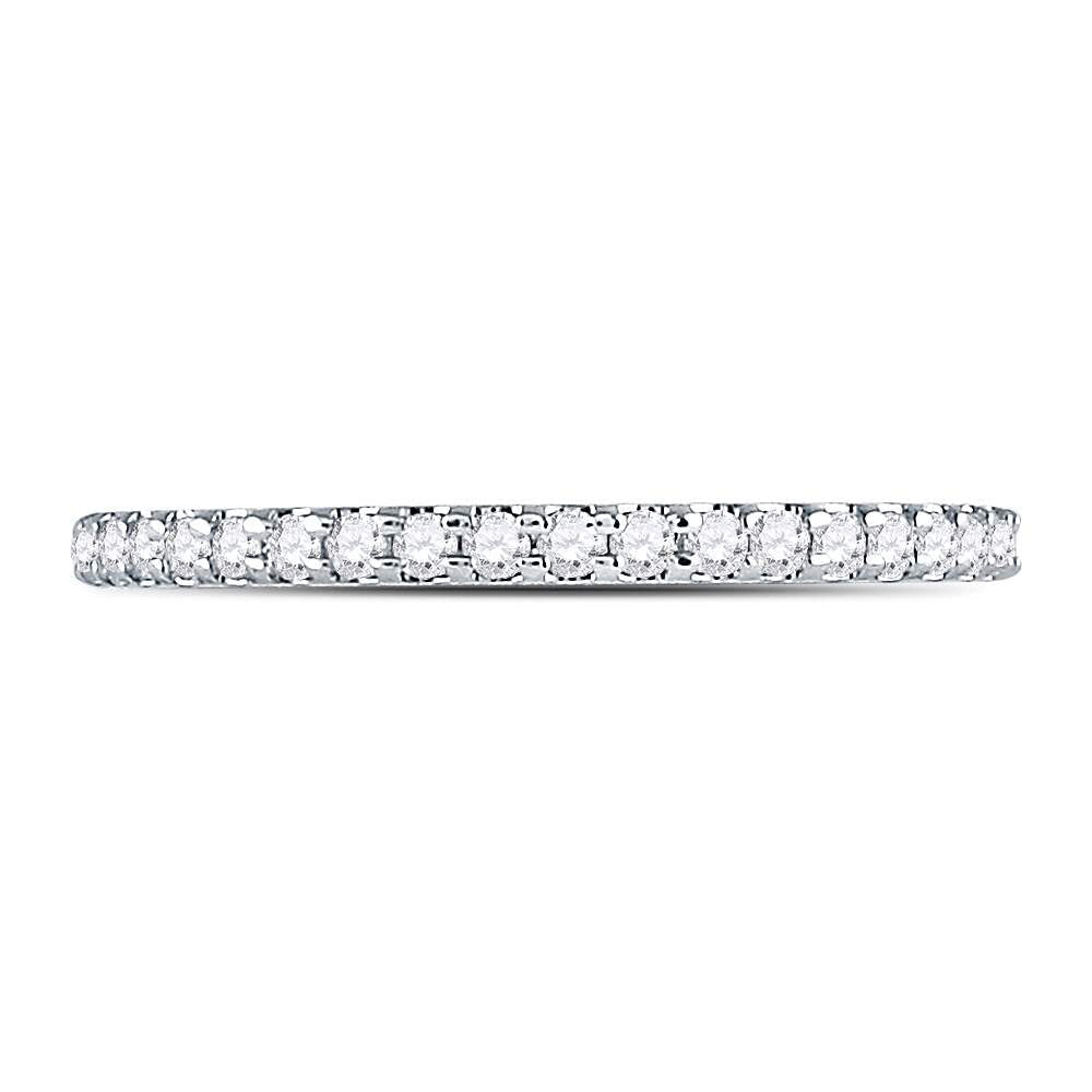 14kt White Gold Sparkling Diamond Eternity Wedding Band | Splendid Jewellery - Splendid Jewellery