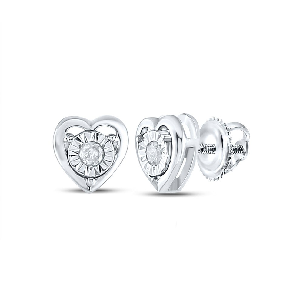 Sterling Silver Diamond Earrings for Everyday Wear with Elegant Styling - Splendid Jewellery