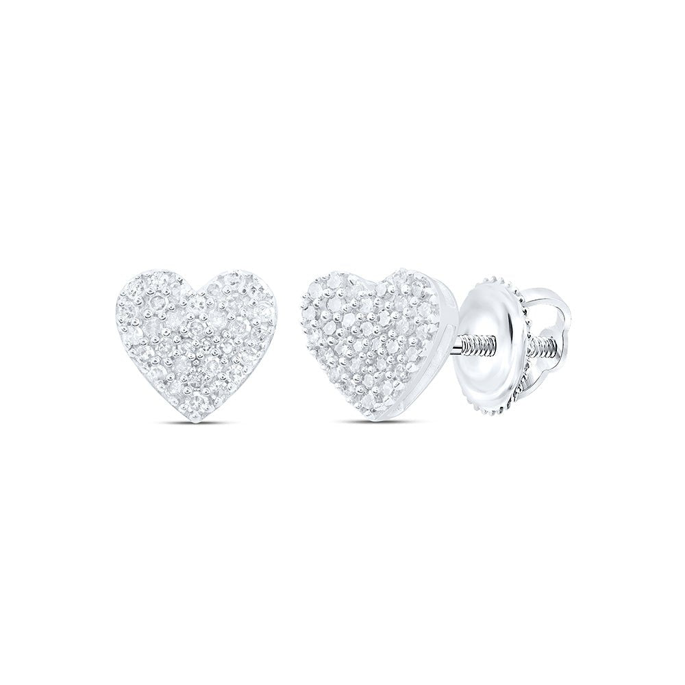 Sterling Silver Luxury Diamond Stud Earrings - Splendid Jewellery