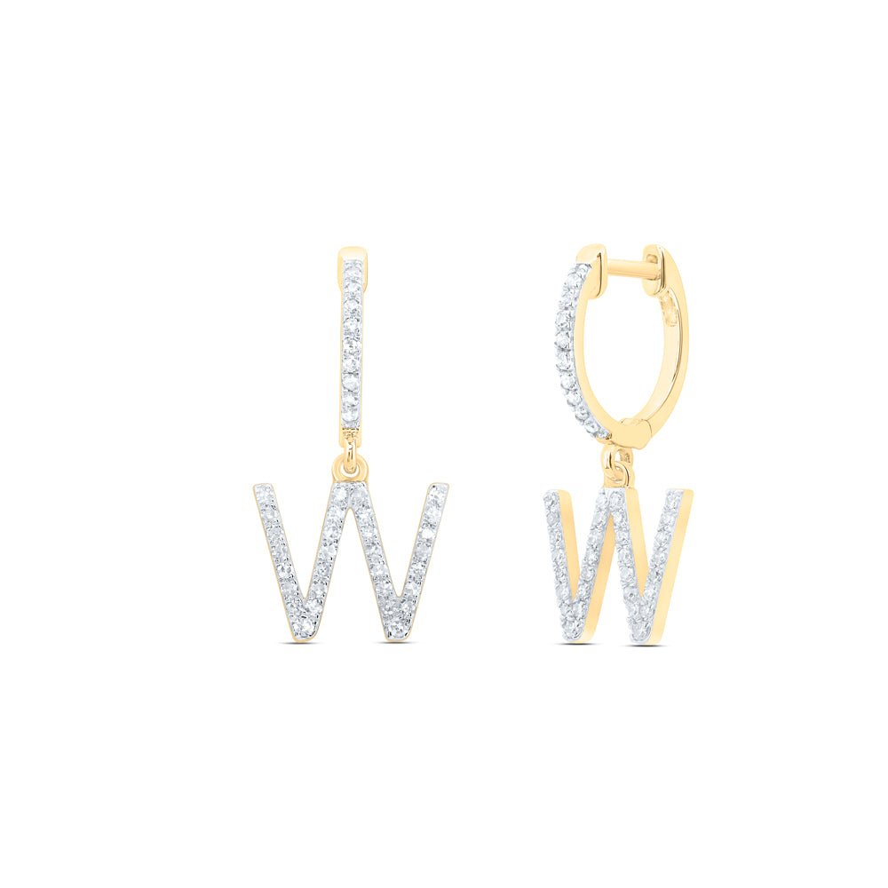 10K Yellow Gold Diamond Earrings 1/3 Cttw Gift Edition - Splendid Jewellery