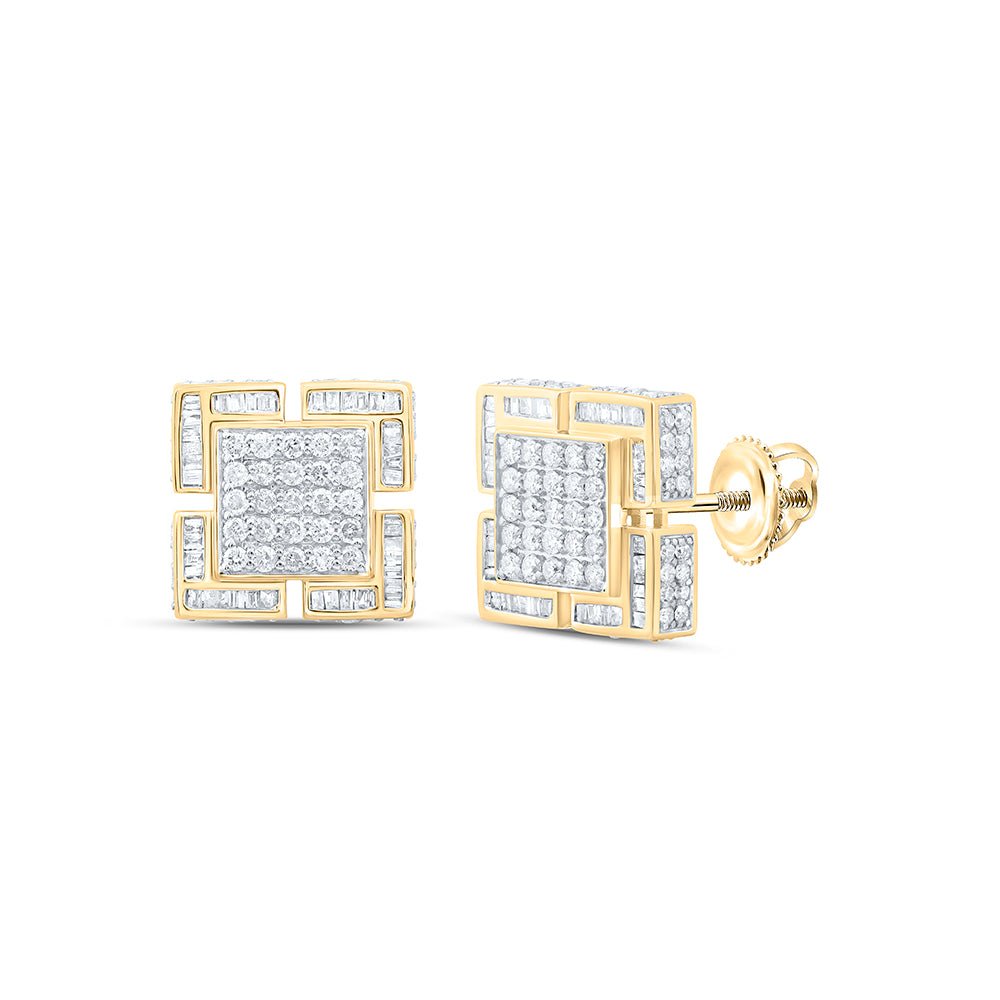 10K Yellow Gold Luxury Diamond Earrings Gift Edition - Splendid Jewellery