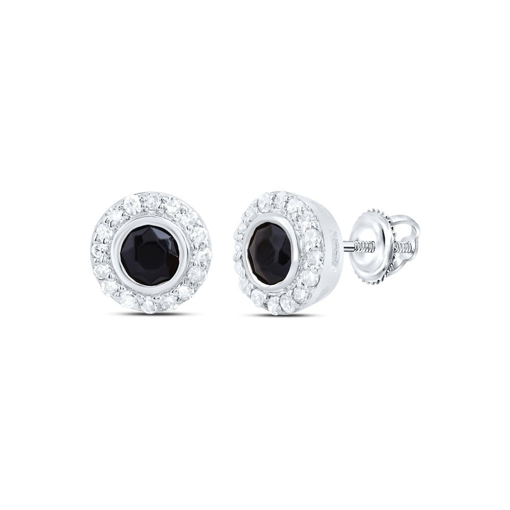 10K White Gold Diamond Earrings - Splendid Jewellery