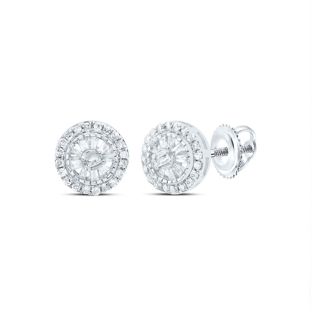 10K White Gold Luxury Diamond Earrings - Splendid Jewellery