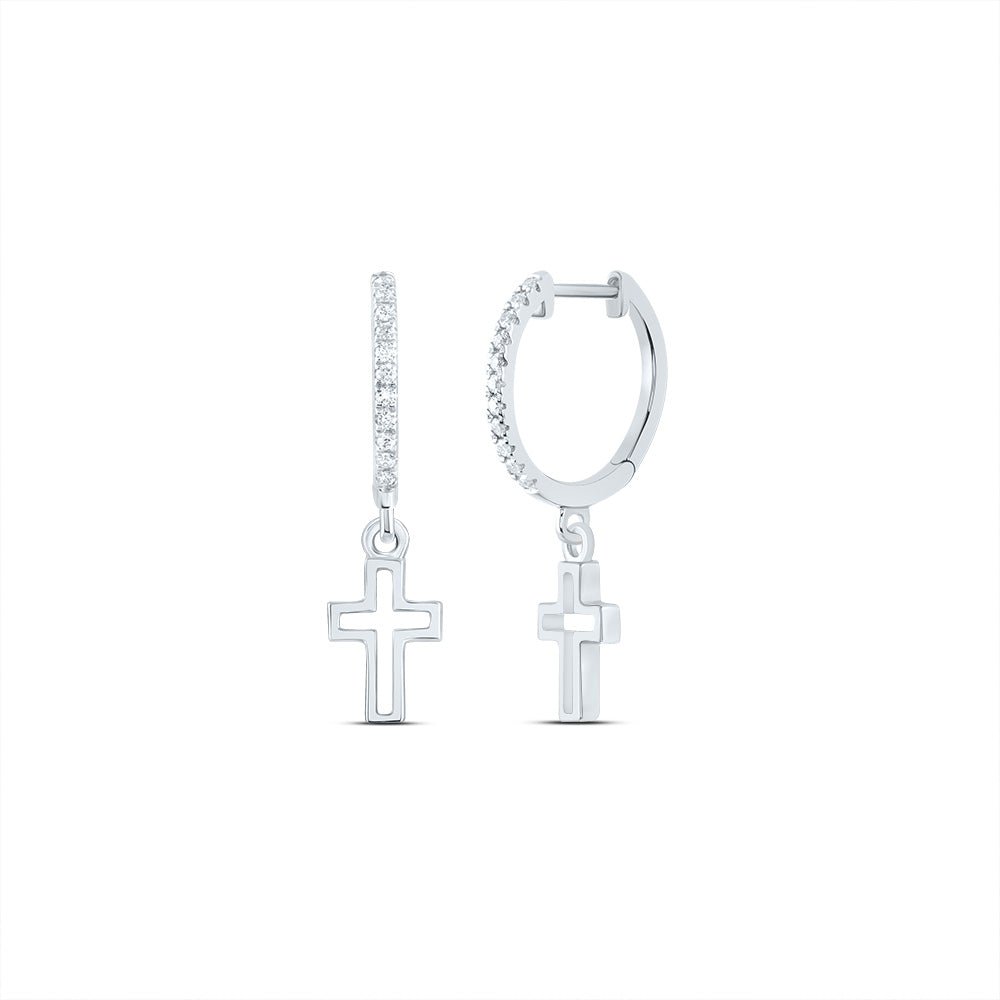 Diamond Earrings in 14K White Gold Gift Edition - Splendid Jewellery