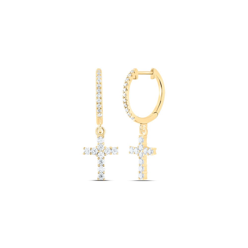 Diamond Earrings in 14K Yellow Gold Gift Edition - Splendid Jewellery