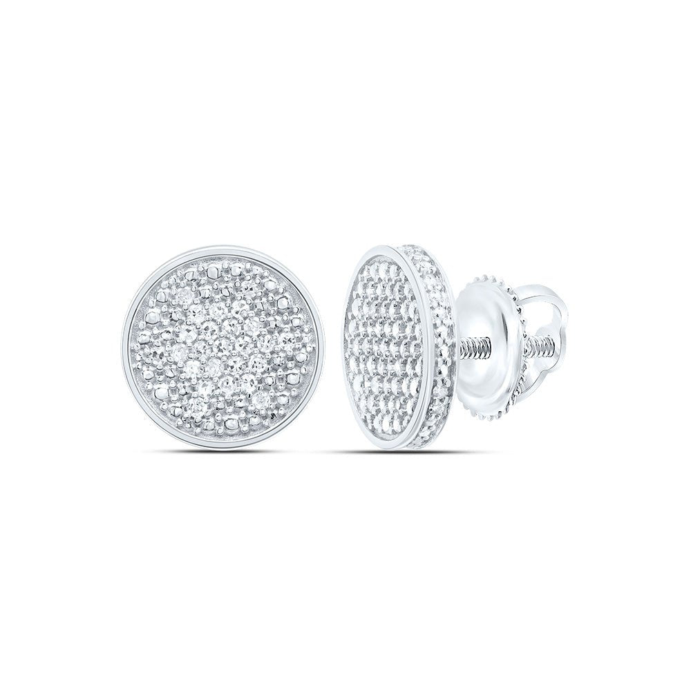 Sterling Silver Diamond Stud Earrings Gift Edition - Splendid Jewellery