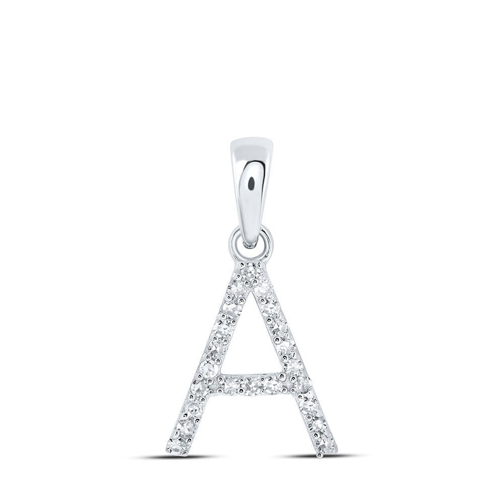 Astonishingly Brilliant Diamond Initial Pendant - Splendid Jewellery