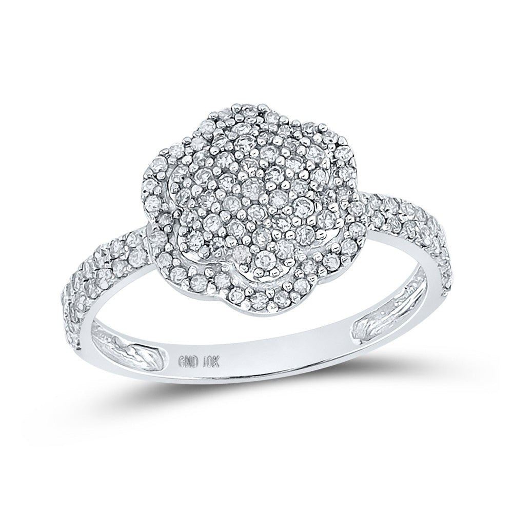 Captivating Brilliance Diamond Cluster Ring - Splendid Jewellery
