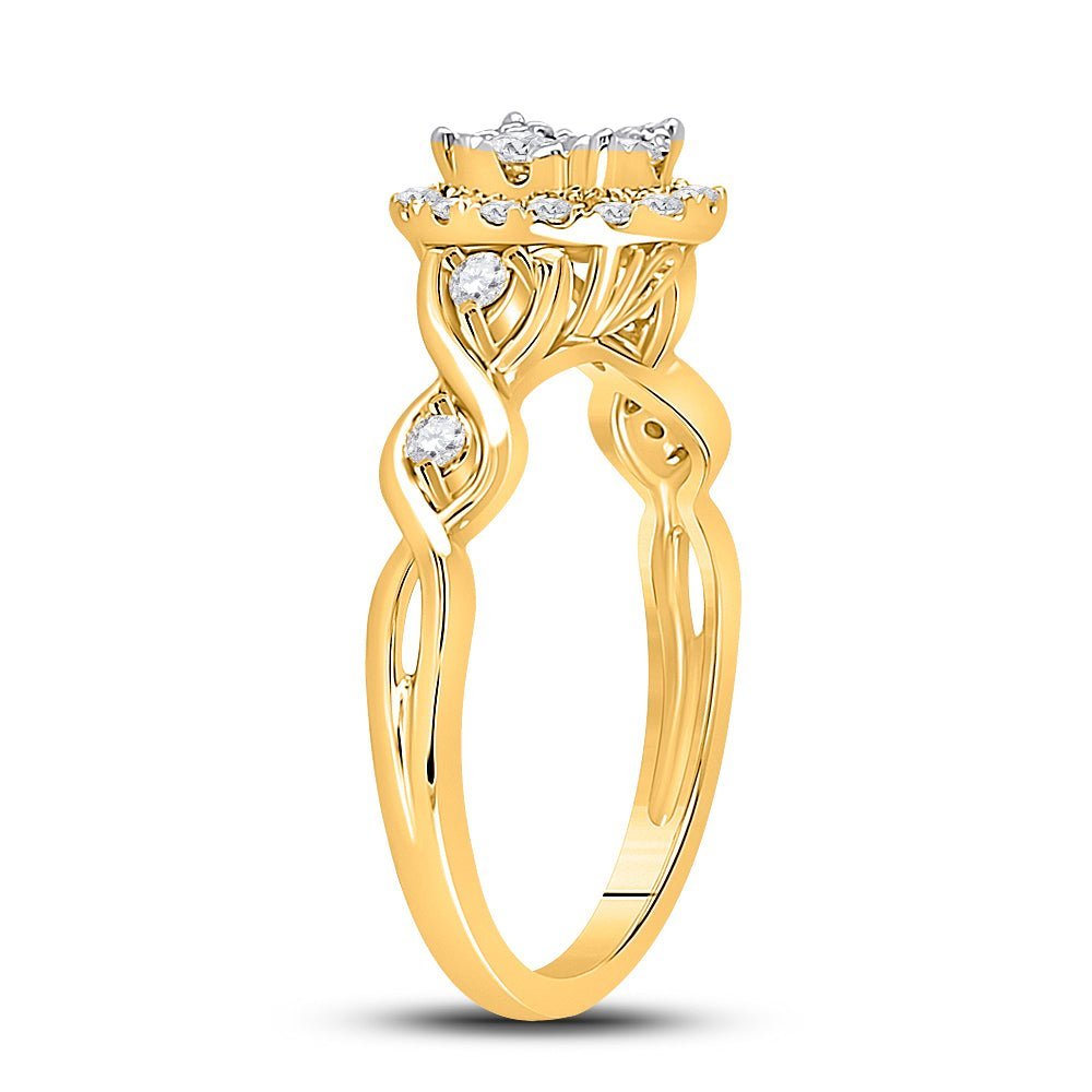 Captivating Brilliance Diamond Cluster Ring - Splendid Jewellery