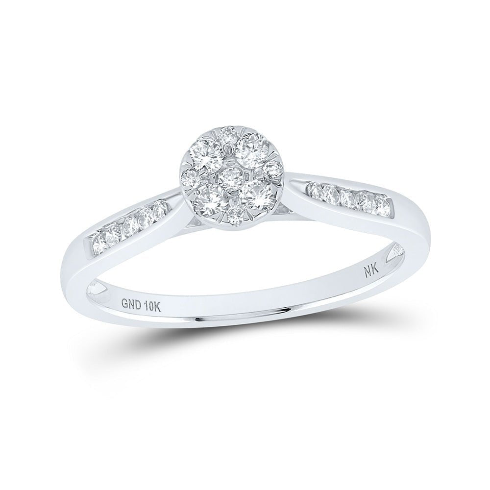 Captivating Brilliance Diamond Cluster Ring - Splendid Jewellery