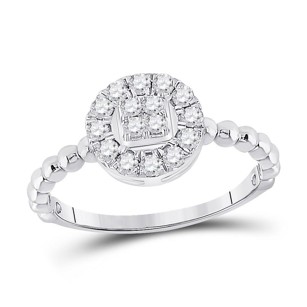 Captivating Brilliance Diamond Cluster Ring - Splendid Jewellery