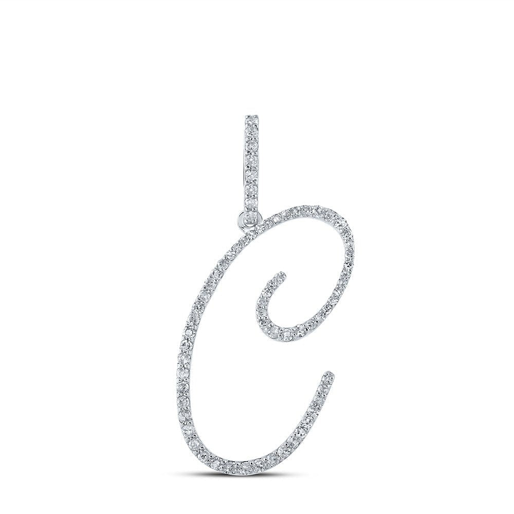 Captivating Brilliance Diamond Initial Pendant - Splendid Jewellery