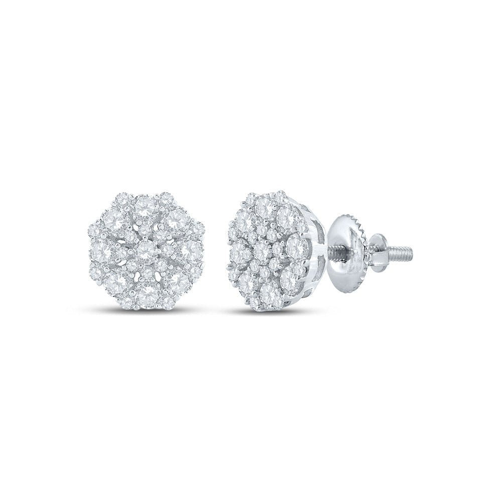 Captivating Cluster Brilliance Earrings - Splendid Jewellery