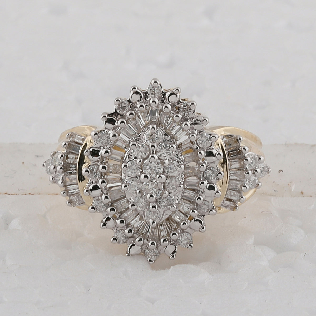 Captivating Cluster of Radiance Ring - Splendid Jewellery