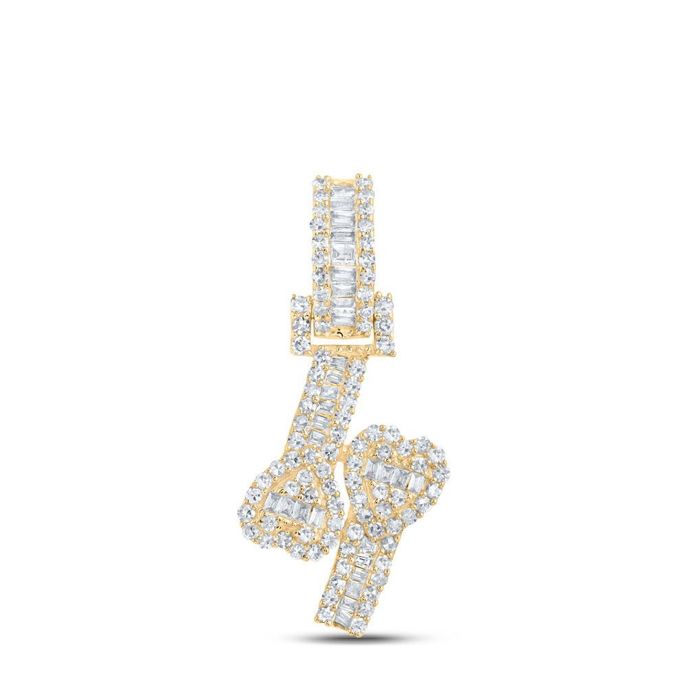 Captivating Heart Cuff Diamond Pendant - Splendid Jewellery