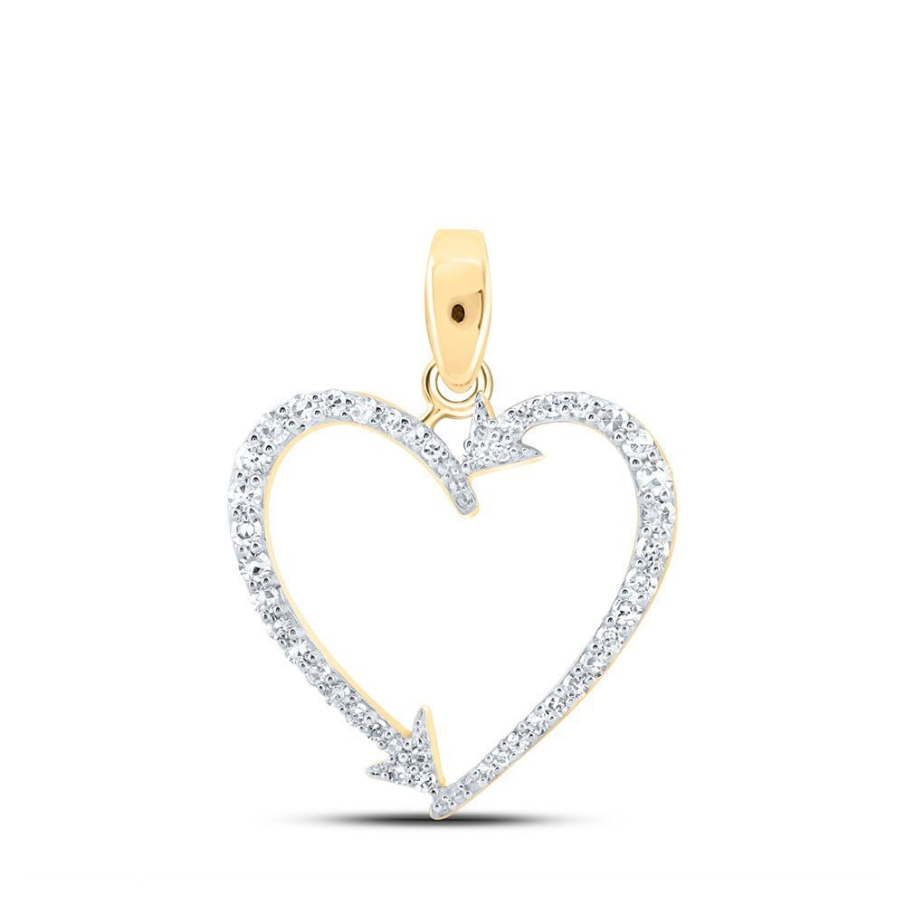 Captivating Heart of Diamonds Pendant - Splendid Jewellery