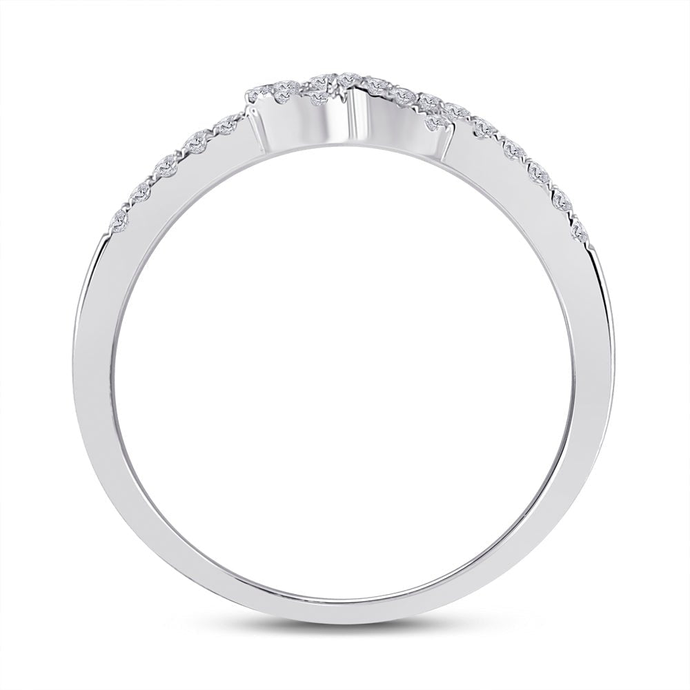 Captivating Knot Diamond Stackable Band - Splendid Jewellery