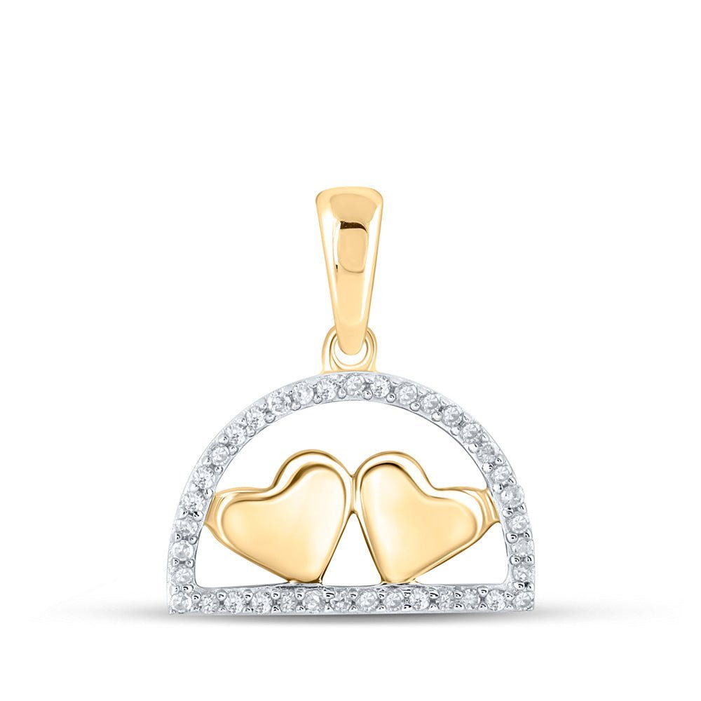 Captivating Love and Diamond Heart Pendant - Splendid Jewellery