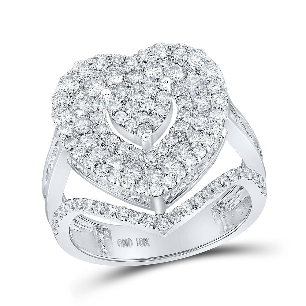 Captivating Love's Brilliance Diamond Heart Ring - Splendid Jewellery
