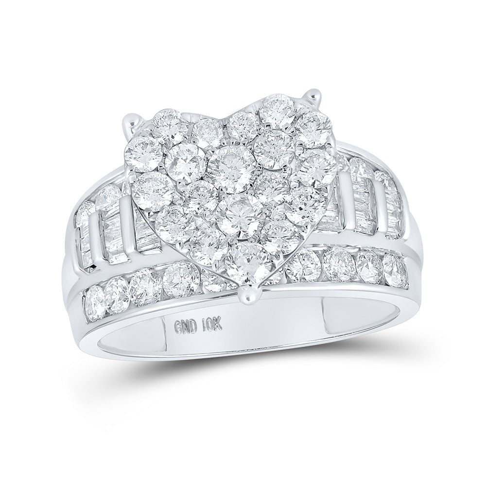 Captivating Love's Embrace Diamond Heart Ring - Splendid Jewellery
