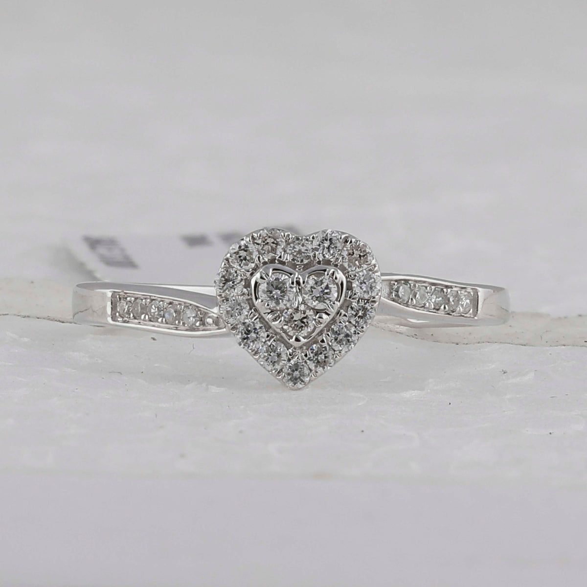 Captivating Love's Embrace Diamond Heart Ring - Splendid Jewellery