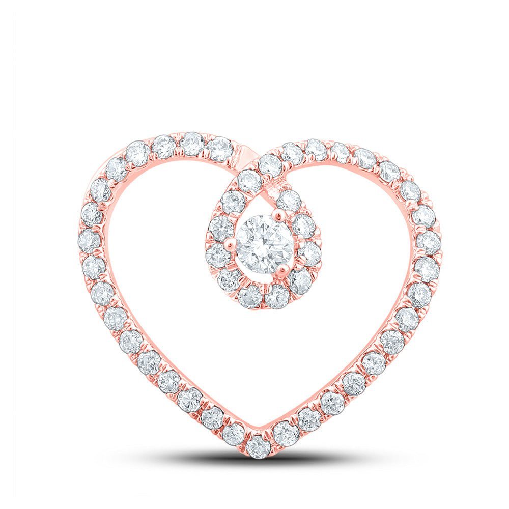 Captivating Love's Embrace Diamond Pendant - Splendid Jewellery