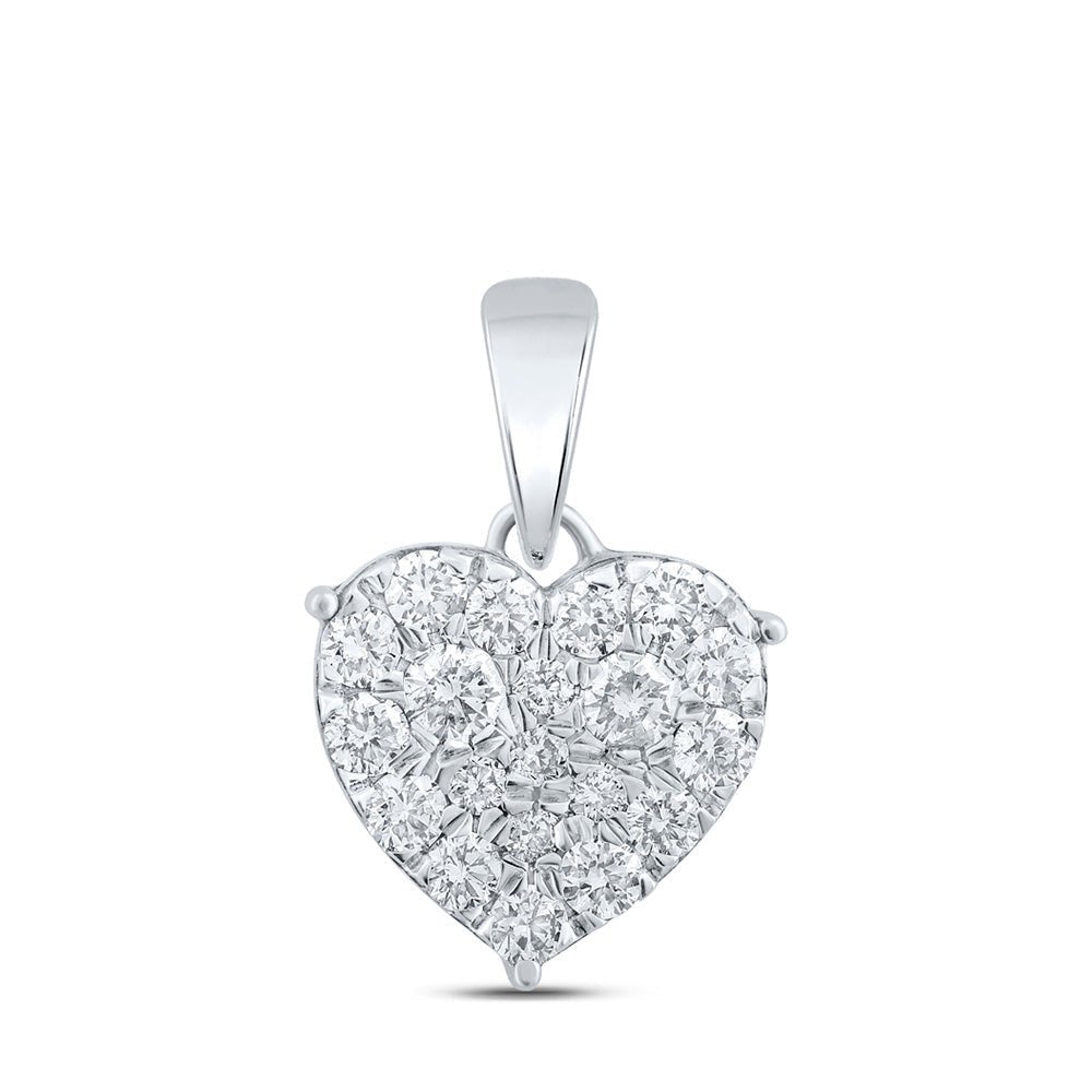 Captivating Love's Embrace Diamond Pendant - Splendid Jewellery
