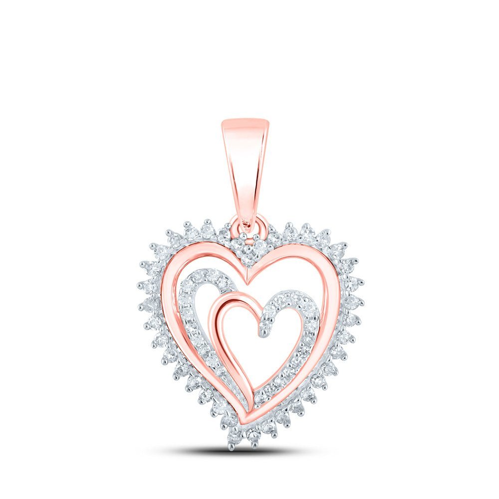Captivating Love's Embrace Diamond Pendant - Splendid Jewellery
