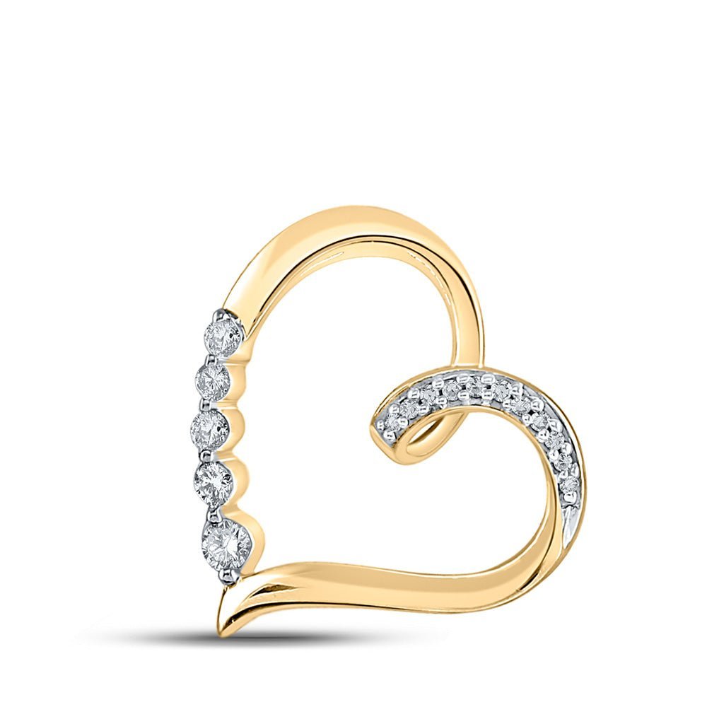 Captivating Love's Embrace Diamond Pendant - Splendid Jewellery