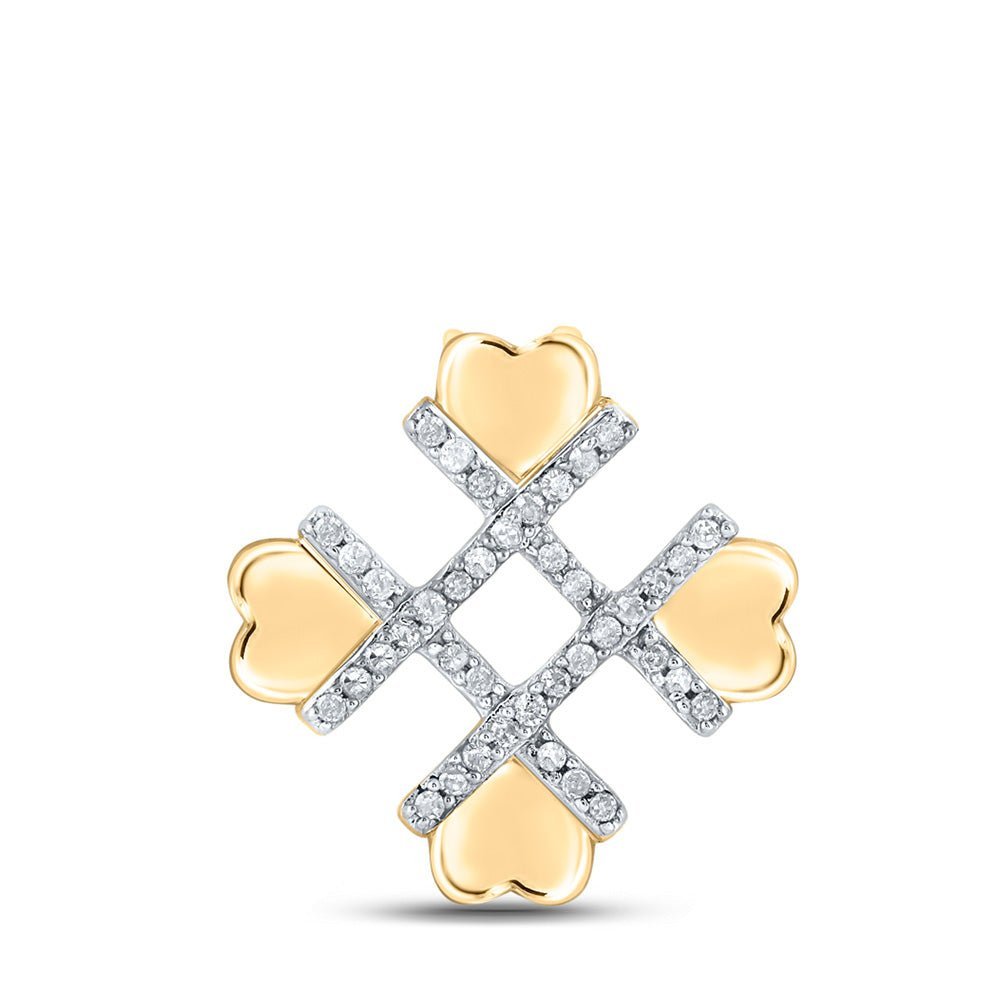 Captivating Love's Embrace Diamond Pendant - Splendid Jewellery