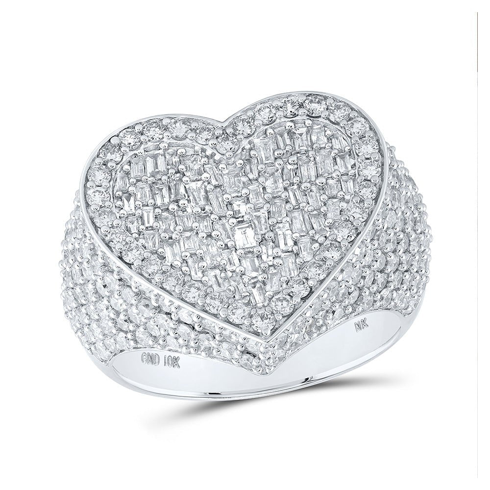 Captivating Love's Radiance Diamond Heart Ring - Splendid Jewellery