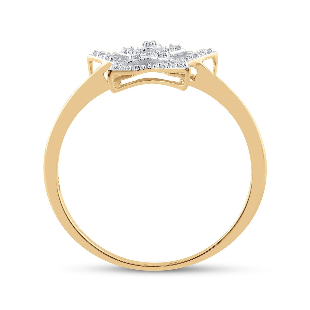 Celestial Brilliance Diamond Star Ring - Splendid Jewellery