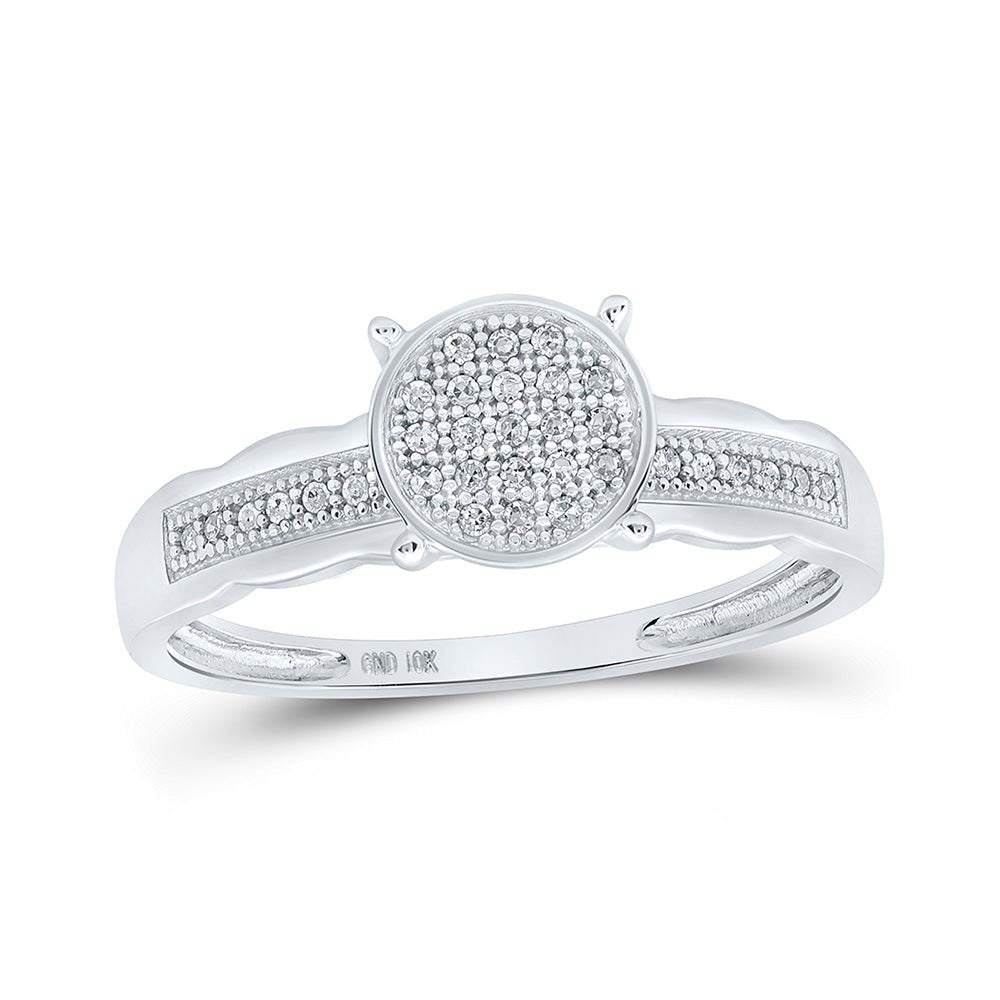 Dazzling Brilliance Diamond Cluster Ring - Splendid Jewellery