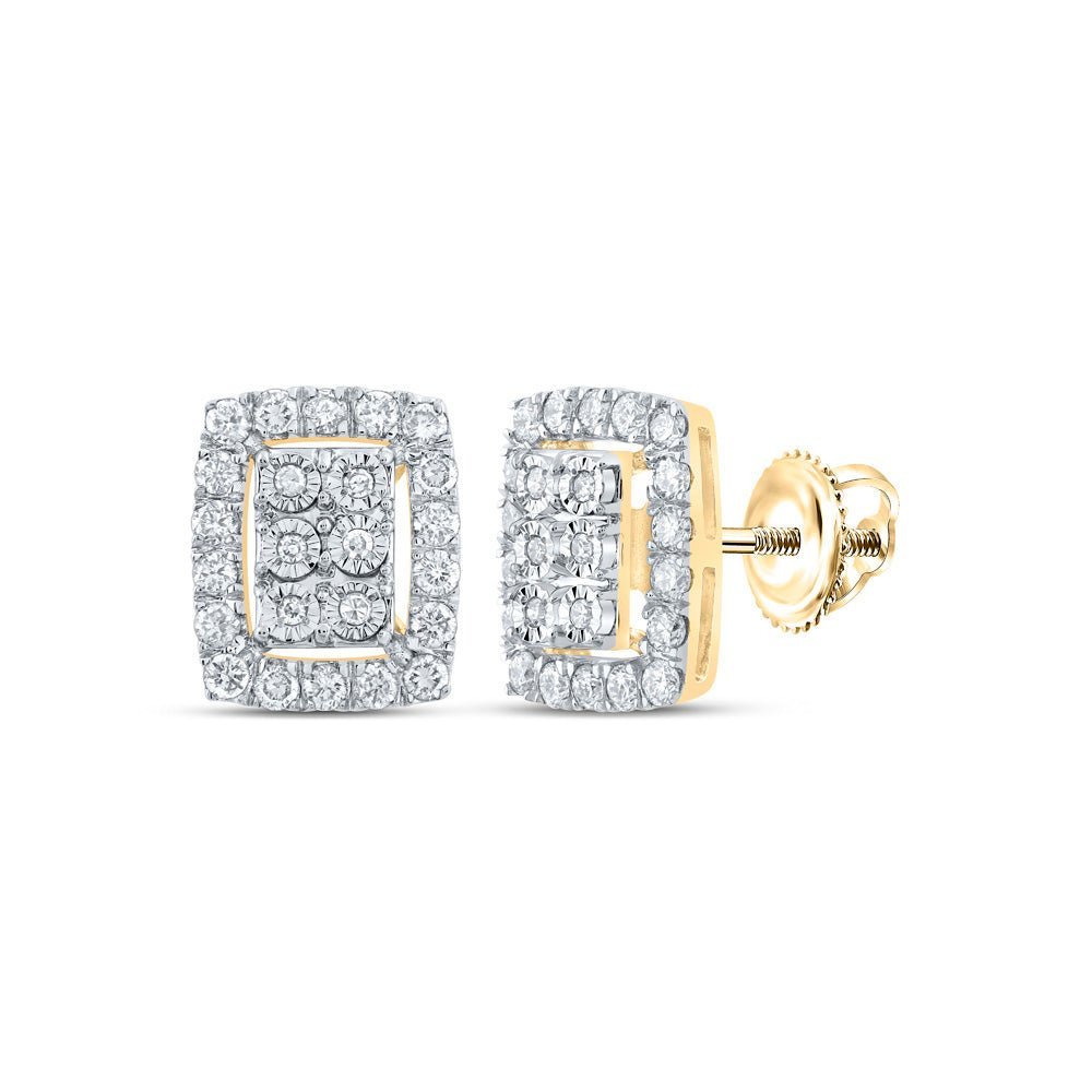Dazzling Cluster Brilliance Earrings - Splendid Jewellery
