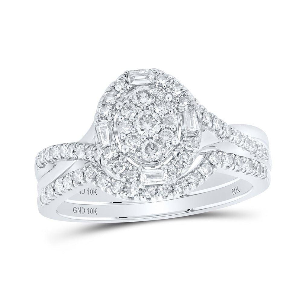 Dazzling Diamond Majesty Bridal Wedding Ring Set - Splendid Jewellery
