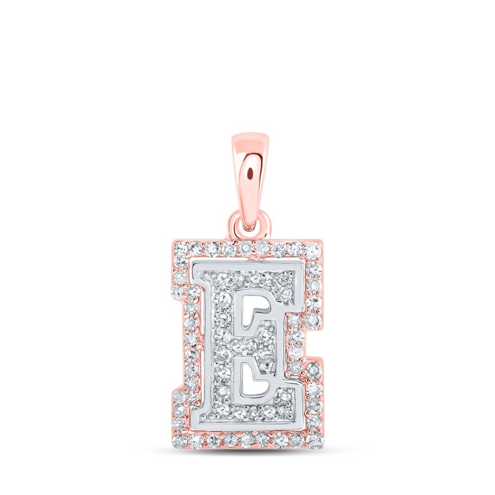 Elegant Harmony Diamond Initial Pendant - Splendid Jewellery