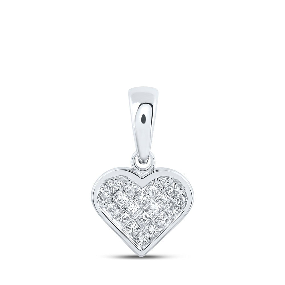 Enchanted Love Diamond Heart Pendant - Splendid Jewellery