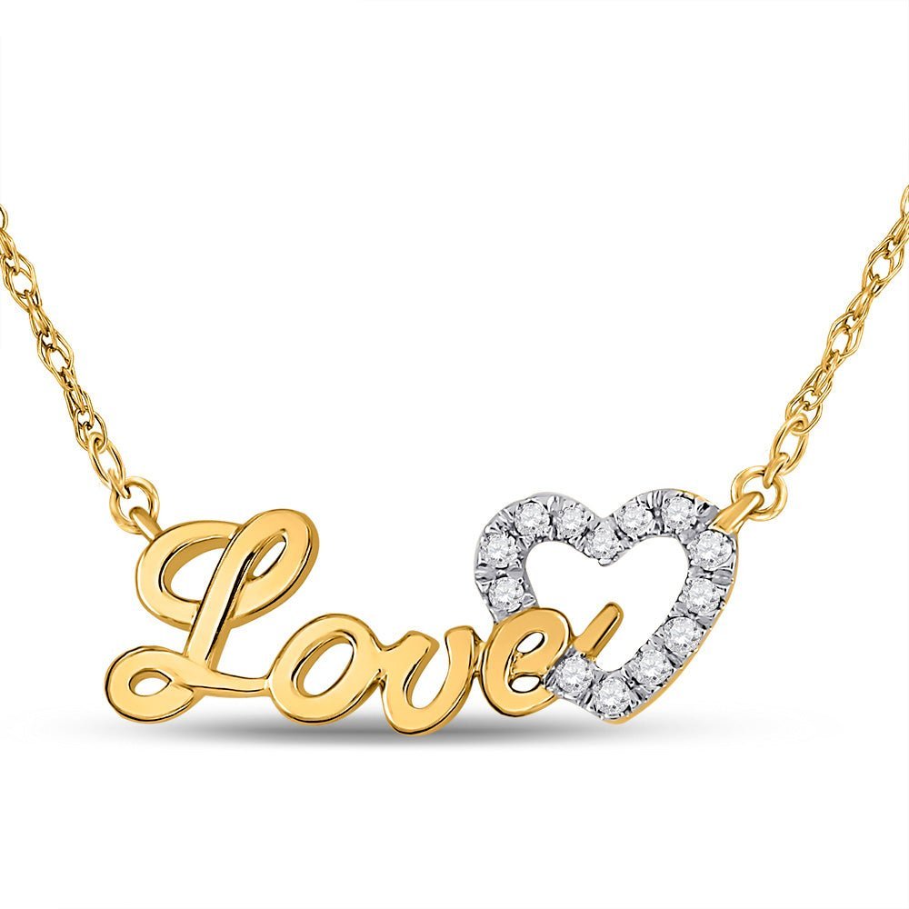 Enchanted Love Diamond Pendant Necklace - Splendid Jewellery