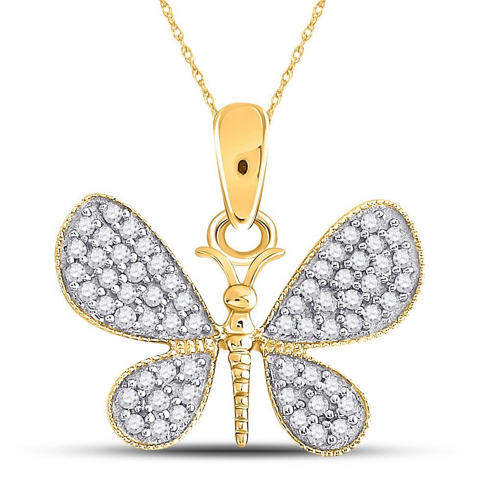 Enchanted Wings Diamond Pendant - Splendid Jewellery