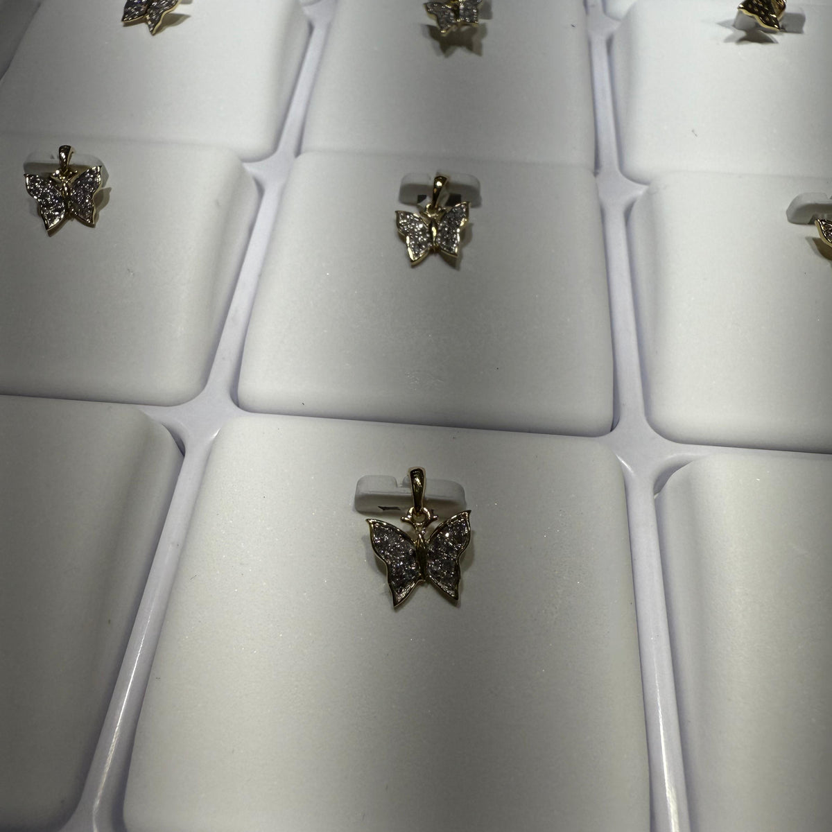 Enchanting Gold Butterfly Diamond Pendant - Splendid Jewellery