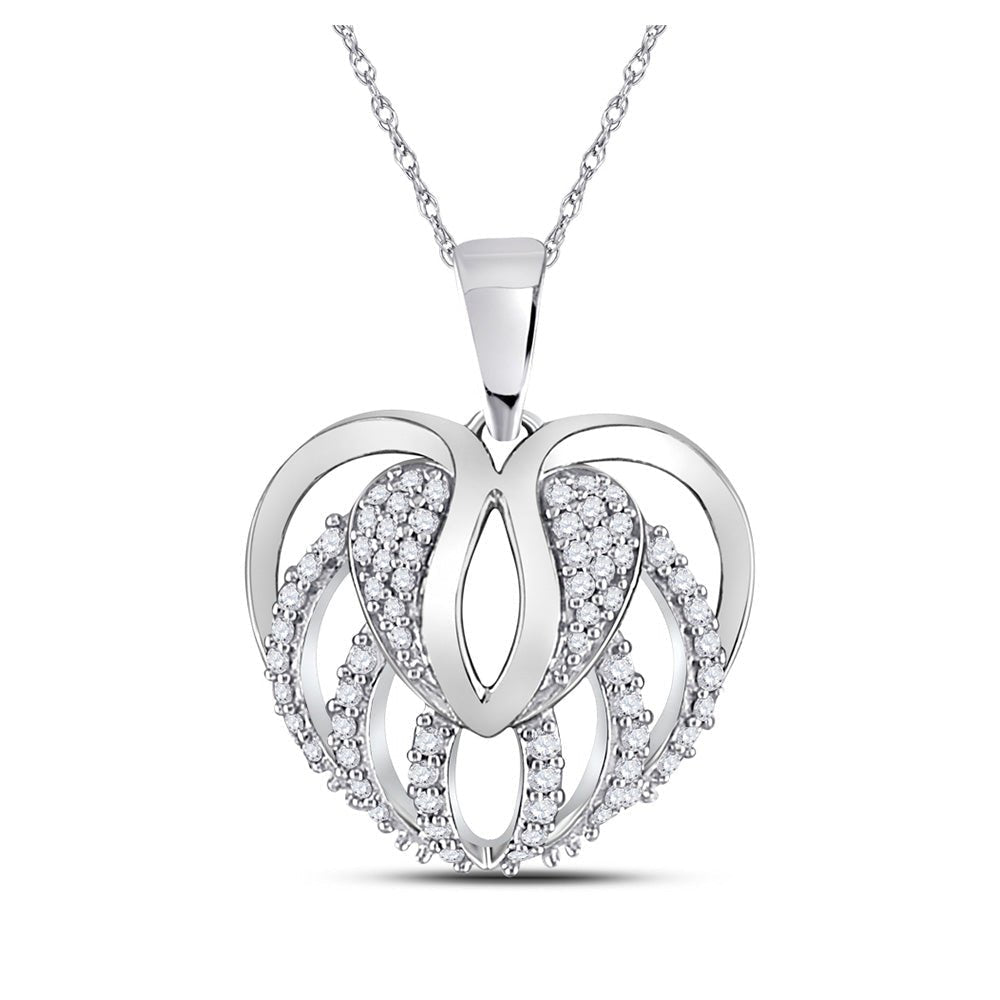 Enchanting Love Affair Diamond Pendant - Splendid Jewellery