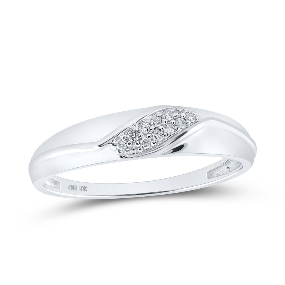 Eternal Love 10kt White Gold His Hers Diamond Halo Wedding Set - Splendid Jewellery