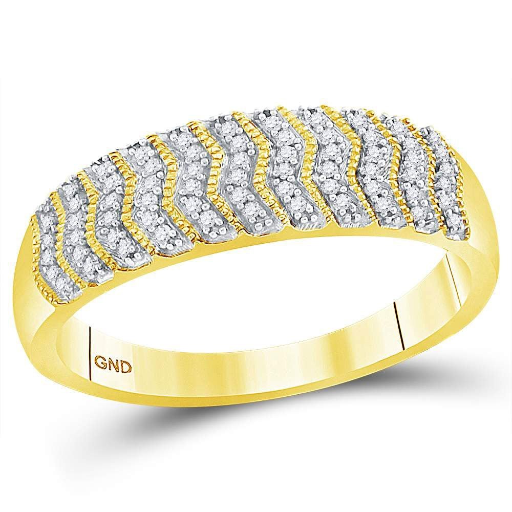 Eternal Love 10kt Yellow Gold His Hers Round Diamond Cluster Wedding Set - Splendid Jewellery