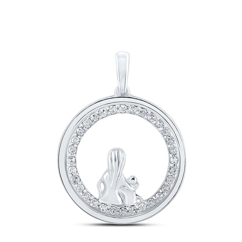Eternal Love Diamond Circle Pendant - Splendid Jewellery