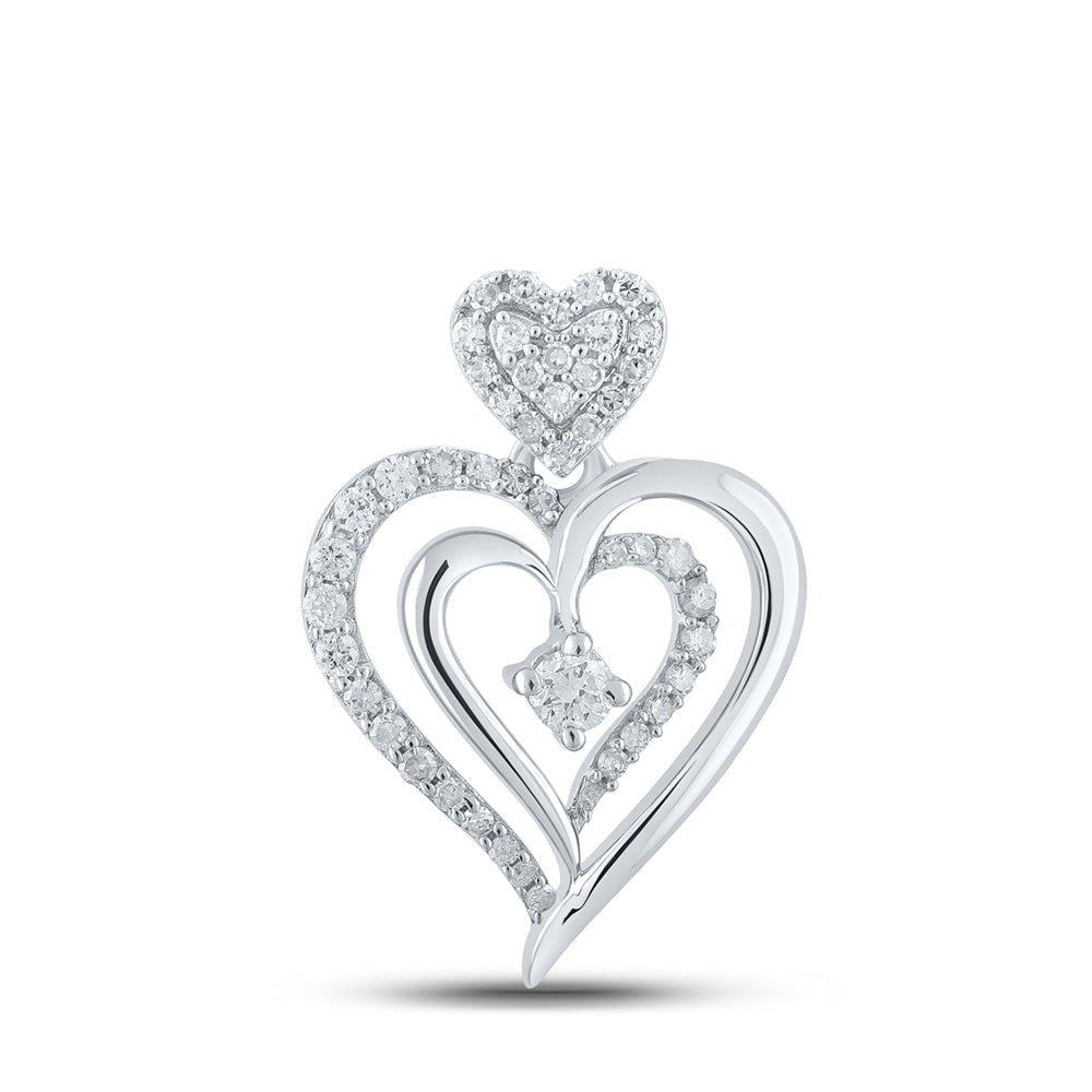Eternal Love Diamond Heart Pendant - Splendid Jewellery